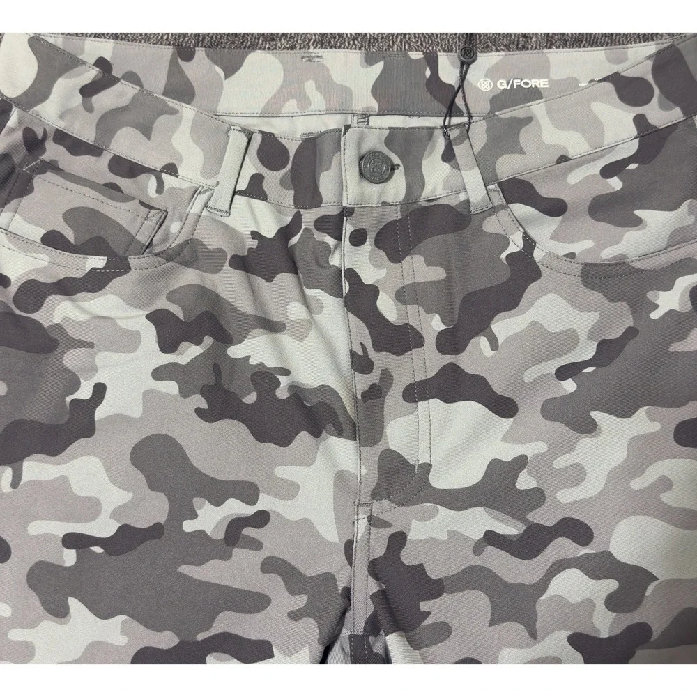 G/Fore Camo Golf Pants Men's Size 32/32‎ Green 5 Pocket Way Stretch